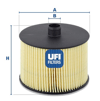 UFI 26.022.00 - Yakit Filtresi - Ford C-max/kuga/mondeo/psa
