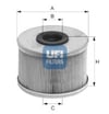 UFI 26.686.00 - Yakit Filtresi - Renault Kango/clio