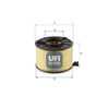 UFI 27.G10.00 - Hava Filtresi - Vw A4-a5