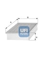 UFI 30.329.00 - Hava Filtresi - Vw Touareg-q7-cayenne