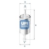 UFI 31.941.00 - Yakit Filtresi - Fiat Fiat 500x-jeep Compass-renegade