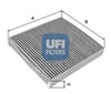 UFI 54.101.00 - Polen Filtresi - Vw A4-a6