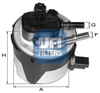 UFI 55.170.00 - Yakit Filtresi - Ford Focus/c-max