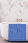 2 li Banyo Havlu Takımı %100 Pamuklu Dry Mavi