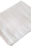 3’lü Özel Paket Premium Erkek Mendil Seti  %100 Pamuk 42x42 cm Beyaz