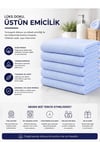 6 lı Otel El Yüz Havlusu Pamuklu Beyaz 50x85 Cm Newcotton