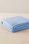 Çift Kişilik Düz Penye  %100 Pamuklu Lastikli Çarşaf 200X200 Cm Battal  Boy Newsheet Mavi