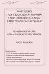Çift Kişilik Ranforce Nevresim Takımı %100 Pamuklu Şimal Pembe