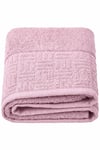 El Yüz Havlusu 50x90 Cm %100 Pamuk Kısmi Kadife Vento Pembe