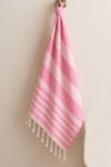 Mimoza Unisex Peştemal Plaj Havlusu 100x180 Cm %100 Pamuklu Soft Pembe-Açık Pembe