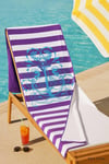 SeaDream Tropikal Desenli Plaj Havlusu 70X140 Cm Çapa