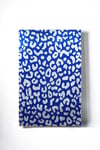 Wild Blue 90x150 cm Desenli Mavi-Beyaz %100 Pamuklu Banyo Havlusu