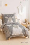 Yenidoğan Kız / Erkek Unisex Bebek Nevresim Takımı %100 Pamuklu Geyik