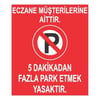 Eczane Müşterilerine Aittir Sticker EtiketUY-STC-1617-30Eczane Müşterilerine Aittir Sticker Yapışkanlı Etiket