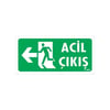 Acil Çıkış Uyarı Levhası Sol OkİSG-F940-1225FSAcil Çıkış Uyarı Levhası Sol Ok