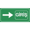 Yeşil Giriş Yönlendirme LevhasıOTP-00132-2040GYeşil Giriş Levhası