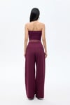 Basic Büstiyer Bluz Bordo