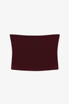 Basic Büstiyer Bluz Bordo