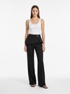LUXURY EDIT Beyaz Pamuk Dokulu Regular Fit Atlet