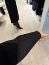 Yakası Kürklü Kaban Siyah