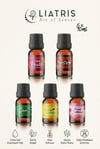 LİMON KABUĞU-NAR ÇİÇEĞİ-TUTTI FRUTTI-KOMŞU ÇATLATAN-ÇAM esansiyel uçucu yağ 5*10 ml