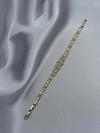 Xuping 14K Asimetrik Çizgi Model Zirkon Taşlı Gold Bileklik