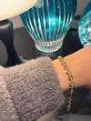 Xuping 14K Dörtgen Model Zirkon Taşlı Gold Bileklik