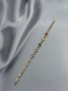 Xuping 14K Dörtgen Model Zirkon Taşlı Gold Bileklik