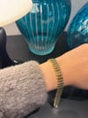 Xuping 14K Hasır Desen Gold Bileklik