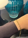 Xuping 14K Minimal Zincir Model Zirkon Taşlı Gold Bileklik