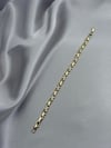 Xuping 14K Örgü Model Zirkon Taşlı Gold Bileklik