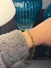 Xuping 14K Sarmal Zincir Model Gold Bileklik