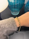 Xuping 14K Sonsuzluk Model Zirkon Taşlı Gold Bileklik