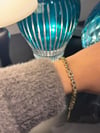 Xuping 14K Sonsuzluk Model Zirkon Taşlı Gold Bileklik