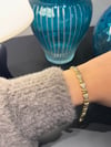 Xuping 14K X Kalp Model Zirkon Taşlı Gold Bileklik