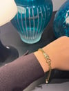 Xuping 14K Yılan Model Zirkon Taşlı Gold Bileklik