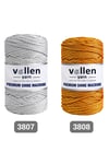  Vollen Yarn Premium Shine (Simli) Polyester Makrome 100Gr/150M ,çanta ipi,supla ipi,bileklik ipi,Kırmızı