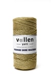  Vollen Yarn Premium Shine (Simli) Polyester Makrome 100Gr/150M ,çanta ipi,supla ipi,bileklik ipi,Sütlü Kahve