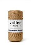  Vollen Yarn Premium Shine (Simli) Polyester Makrome 100Gr/150M ,çanta ipi,supla ipi,bileklik ipi,Vizon