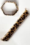  Vollen Yarn Suni Deri Gizli Çanta Bursu 30cm,  Leopar
