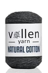 100GR/200MT Premıum Doğal Koton Amıgurumi ve punch ipi,Tığ işi el örgü ipi,Gri
