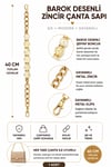 İnci Boncuklu Çanta Sapı 40 cm 1 Adet Metal Klipsli Çanta Askısı Çanta Aksesuarı,Model 5