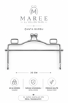 Maree Çanta Bursu 20 cm Metal Çanta Çerçevesi Çanta Klipsi Çanta Ağzı Gold Çanta Aksesuarı El Yapımı Çanta İçin, Gümüş