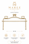 Maree Çanta Bursu 20 cm Metal Çanta Çerçevesi Çanta Klipsi Çanta Ağzı Gold Çanta Aksesuarı El Yapımı Çanta İçin, Gold
