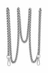 Metal Çanta Zinciri Klasik Model Kararmaz 120cm, Gümüş