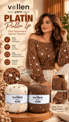 Platin Pullu Örgü İpi,Parlak Simli Tığ ve Şiş Uyumlu Yün, Siyah