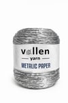 Premium Metalik Kagıt Ip,Parlak Çanta Ipi,250 Gr- 320 M , Simli Metalik Ip,Metalik Abiye Ip,GÜMÜŞ