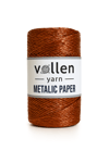 Premium Metalik Kagıt Ip,Parlak Çanta Ipi,200 Gr- 320 M , Simli Metalik Ip,Metalik Abiye Ip,BAKIR