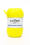 Premıum Softy Rafya, Polyester Yumuşak Rafya İp ,Sarı