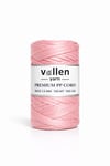Vollen Yarn 1.5mm Polyester Makrome İpi 100gr 150 mt,Pembe